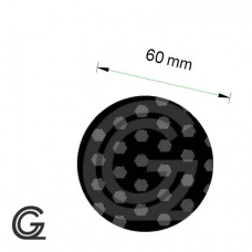 EPDM mosrubber rondsnoer | Ø 60 mm